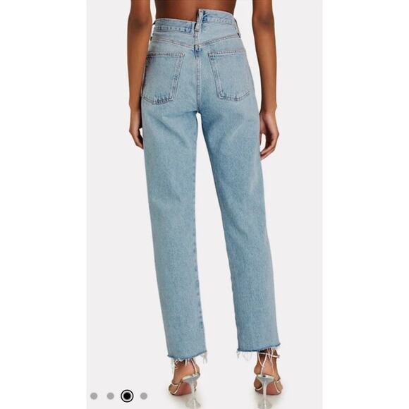AGOLDE Criss Cross Upsized Suburbia Jeans in Light Wash size 29 - Picture 3 of 6